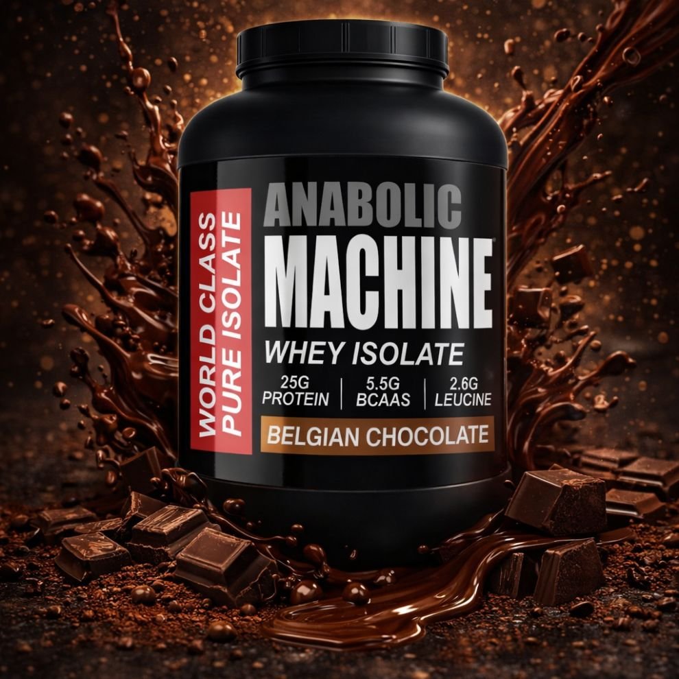 Anaboliczny maszynowy izolat serwatki, belgijska czekolada