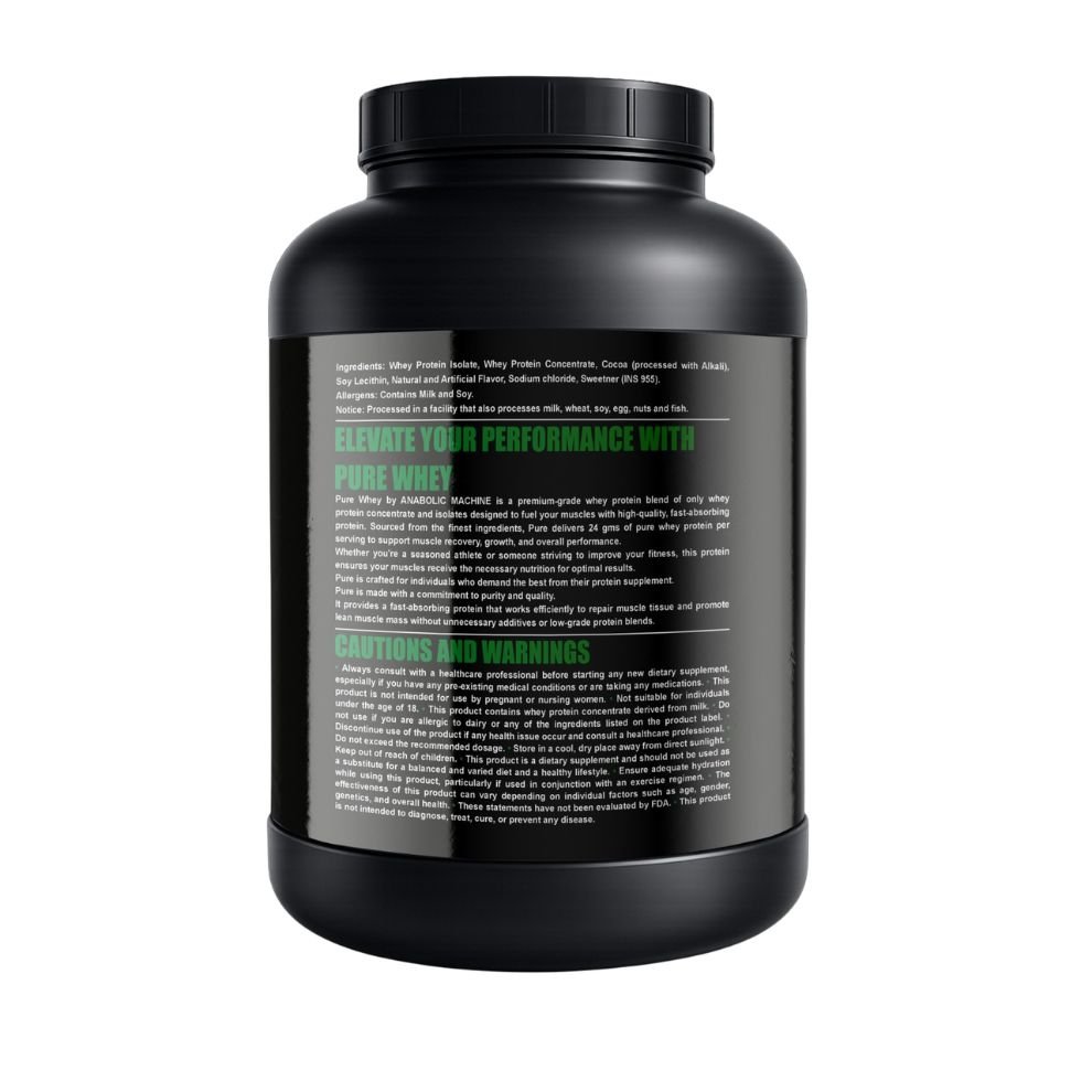 Anabolic Machine Pure Whey, Swiss Chocolate, 5Lbs - obrazek 4