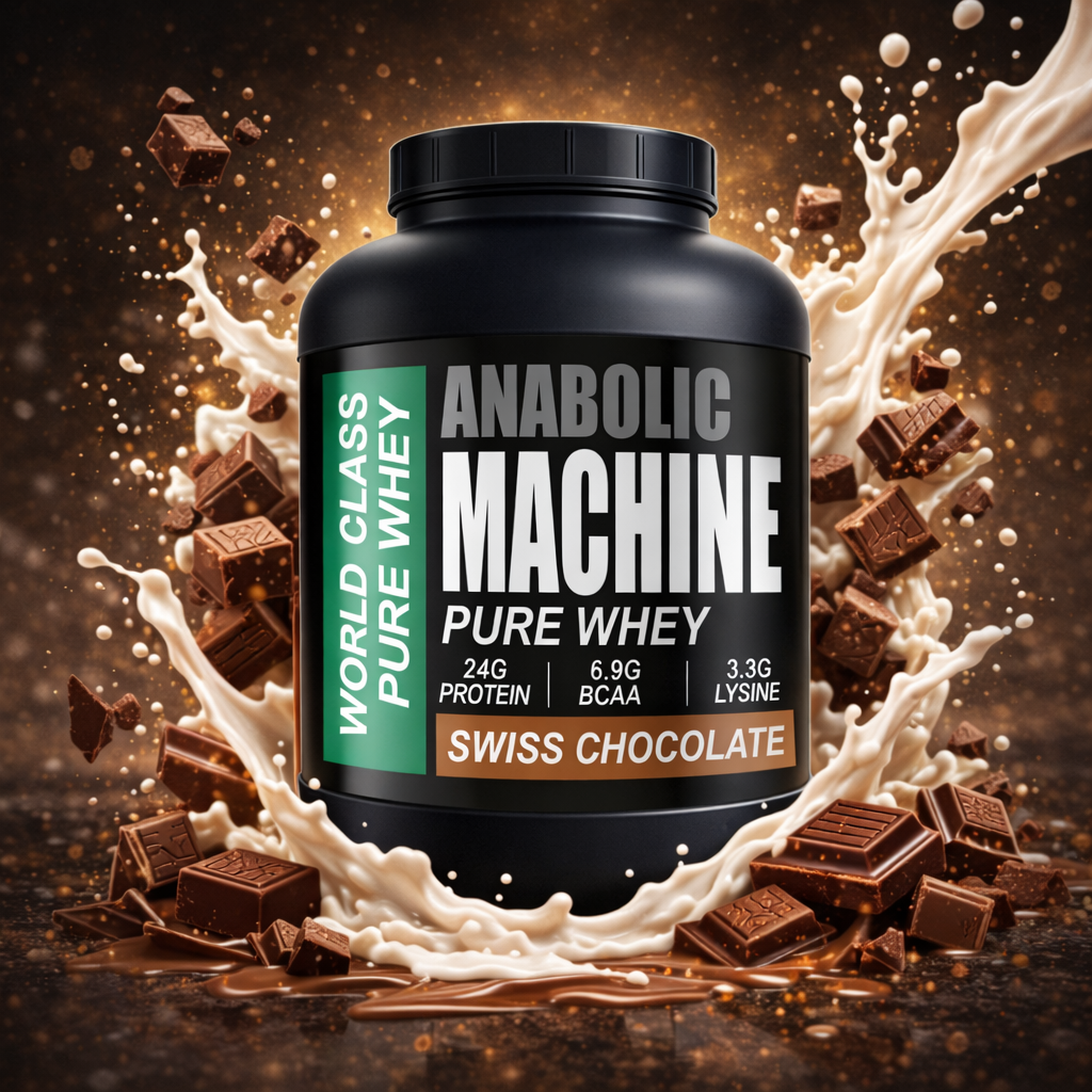 Anabolic Machine Pure Whey, Swiss Chocolate, 5Lbs